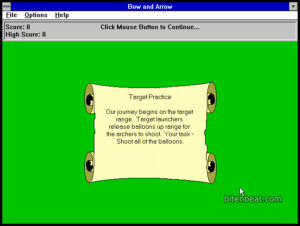 Bow and Arrow from Windows 98