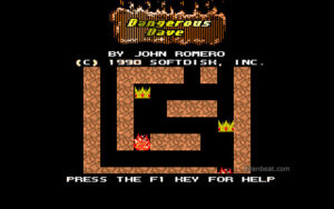 The main screen from Dangerous Dave