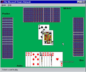 Hearts from Windows 98
