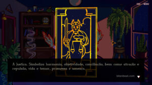 A tarot card description in Cartomante – Fortune Teller.
