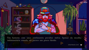 A man wearing strange clothes in Cartomante – Fortune Teller.