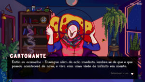 Gameplay footage from Cartomante – Fortune Teller.