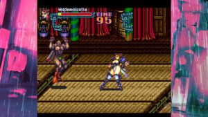 Gameplay footage featuring Mademoiselle in Gourmet Warriors.