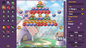 Level editor from the game Doughlings.