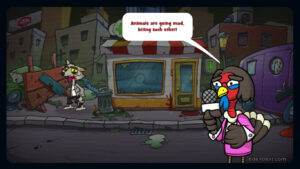 A turkey journalist commenting on zombies.