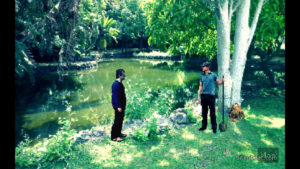 Lou and a man in the game A Date in the Park.