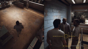 A choice-driven moment in A Way Out.