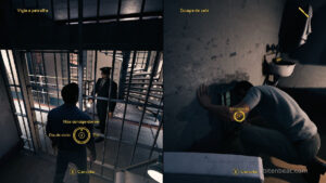 A choice-driven moment in A Way Out.