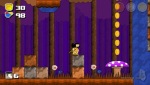 Forest level in Amora Crystal.