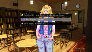 A choice-driven moment in Arcade Spirits.