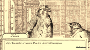 Jayjay Falcon talking to Sparrowson.