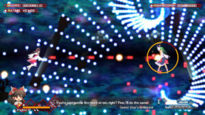 Gameplay footage from Azure Reflections.