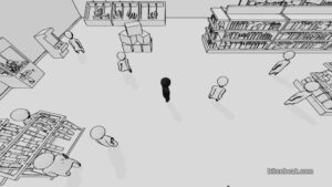 Gameplay footage from Crowd Simulator.