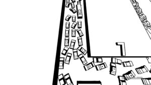 Gameplay footage from Crowd Simulator.