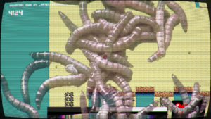 A scene with worms in Gaijin Charenji 1: Kiss or Kill.