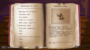 The bestiary of Gryphon Knight Epic.