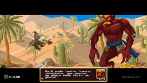 Ifrit, a boss in Gryphon Knight Epic.