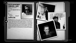 A folder containing police department information in Interrogation: You Will Be Deceived.