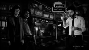Cutscene from Interrogation: You Will Be Deceived.