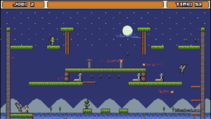 A night stage from Job the Leprechaun.