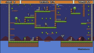 Gameplay footage from Job the Leprechaun.