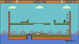 A level with a cow in Job the Leprechaun.