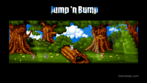 The first screen of Jump 'n Bump.