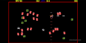 Soda can stage in Llamatron: 2112.