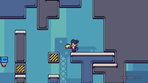 A blue level in Mekabolt.