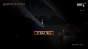 Mines level in Noita.