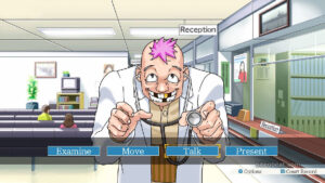 The hospital, in Phoenix Wright: Ace Attorney - Justice for All.