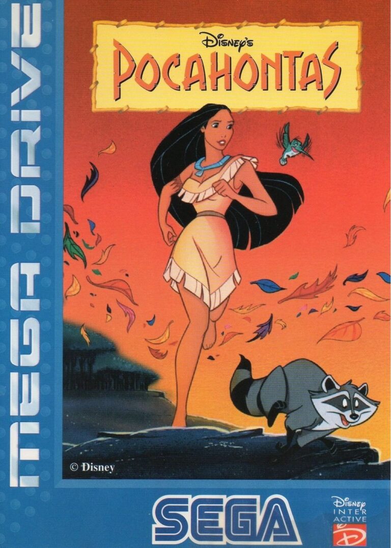 Pocahontas Mega Drive Cover