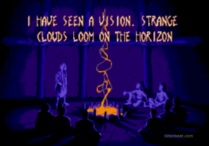 Cutscene from Pocahontas for Mega Drive.