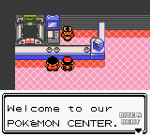 The main character in a Pokémon Center.