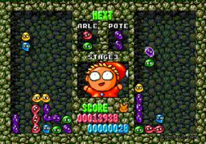 Gameplay footage from Puyo Puyo.