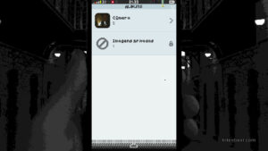 A phone screen showing an album and a separate locked picture.