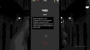 A phone screen showing a message.