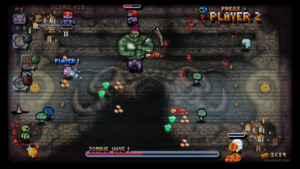 Zombie Wave 1 in Riddled Corpses EX.
