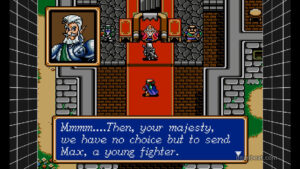 Gameplay footage from Shining Force.