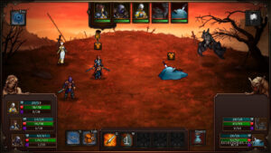 Battle scene in Sin Slayers.