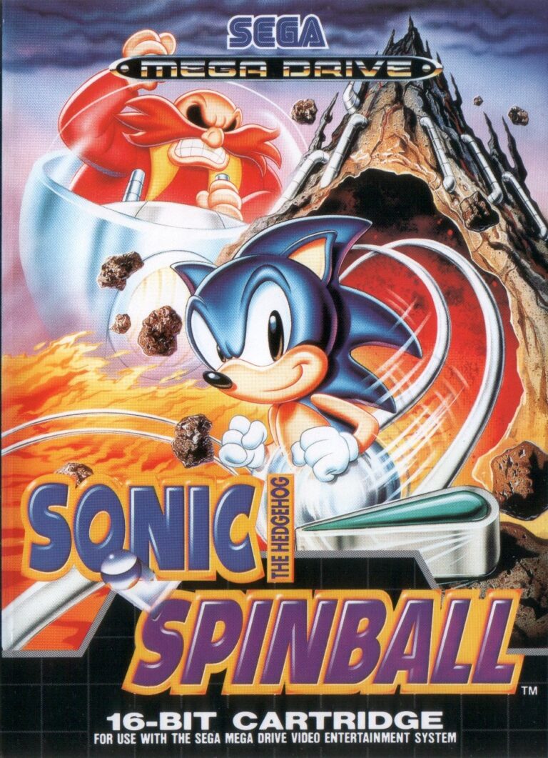Sonic Spinball Cover