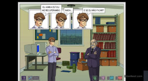 A choice moment where you can control what Faust says.