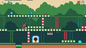 Forest stage in Stamp Boy.