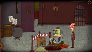Gameplay footage from The Adventures of Bertram Fiddle Episode 2.