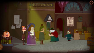 Gameplay footage from The Adventures of Bertram Fiddle Episode 2.