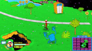 ToeJam running away from the mailbox.