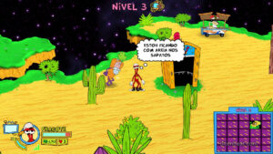 ToeJam at the third level in ToeJam & Earl: Back in the Groove!.