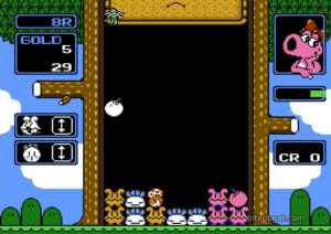 Gameplay footage from Wario's Wood.