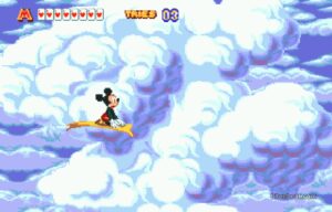 Mickey in the carpet stage.