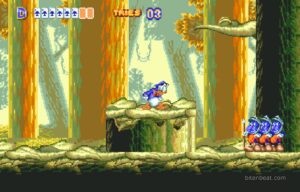 Donald in early stage from World of Illusion Starring Mickey Mouse and Donald Duck. 